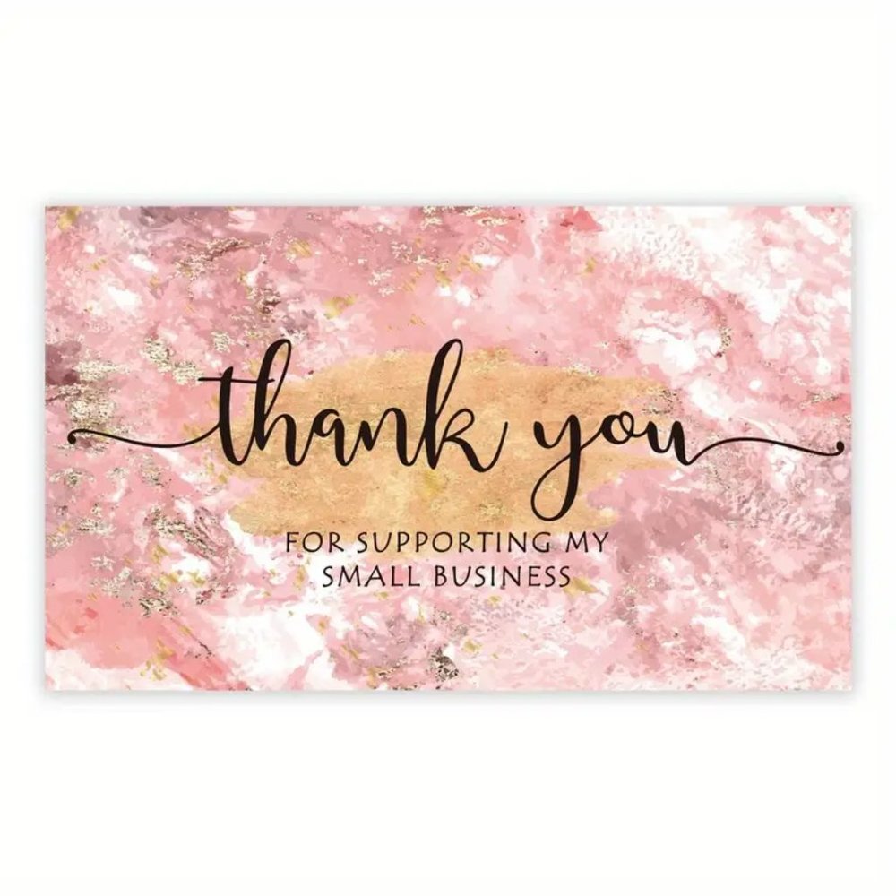 50 Thank You Cards - Picture 2 of 2